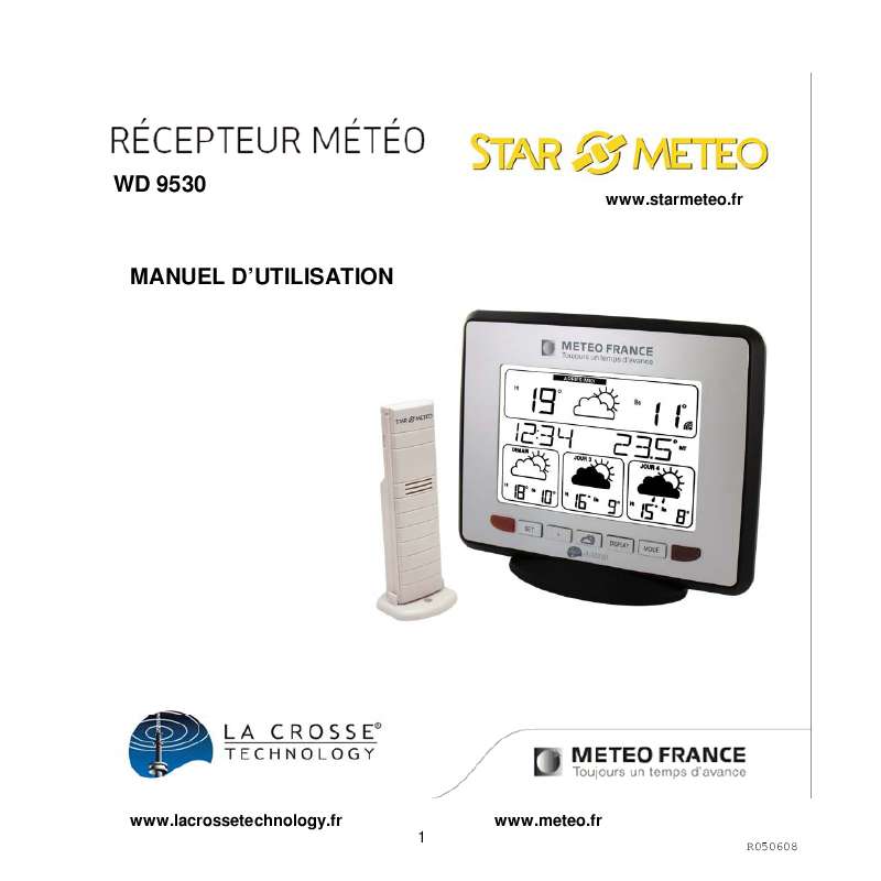 Mode D Emploi Reveil La Crosse Technology